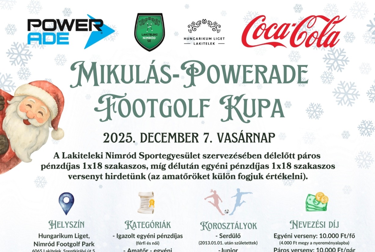Mikulás-Powerade Footgolf Kupa