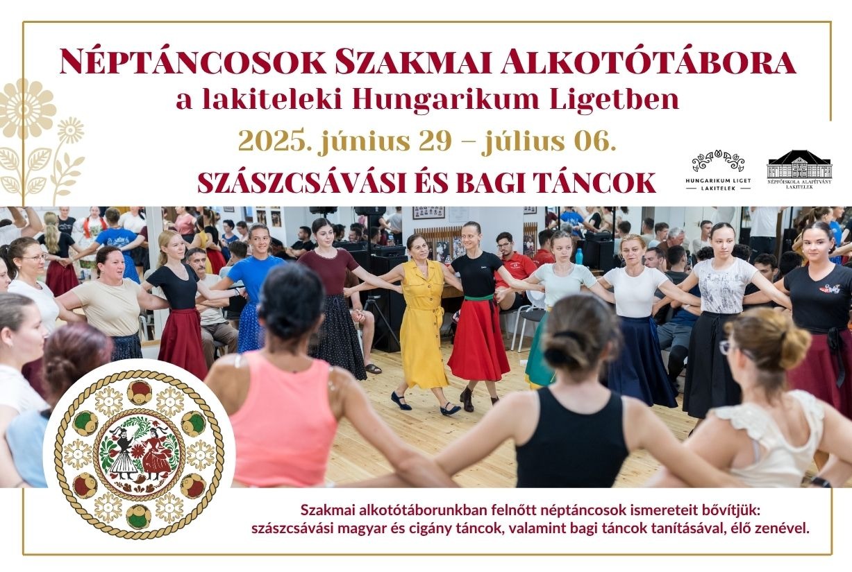 Néptáncosok Szakmai Alkotótábora 2025-ben is!