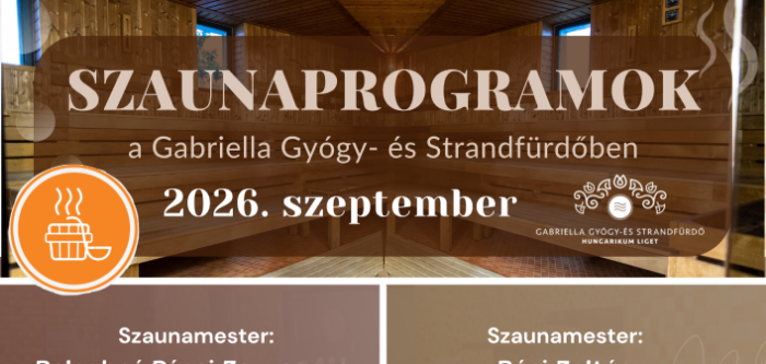 2026. szeptemberi szaunaprogramok